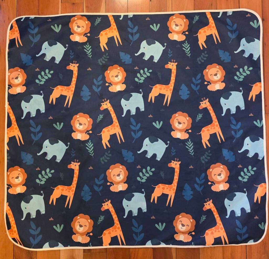 This is the Basumee Waterproof Splat Mat.